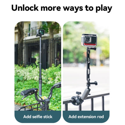 TELESIN  Aluminum Alloy Crab Claw Handlebar Tube Clamp For Sports Camera Mobile Phones - DealBuddy