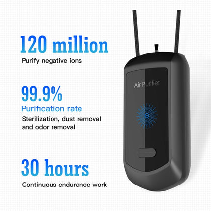 120 Million Negative Ion Air Purifier Mini Hanging Neck Purifier - DealBuddy
