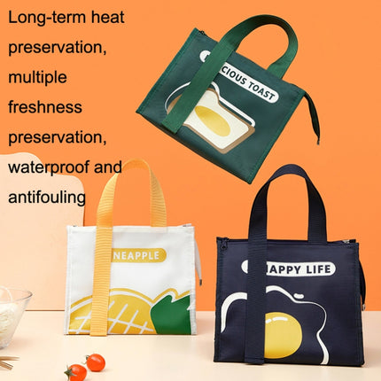 Portable Lunch Box Bag Student Simple Thickened Waterproof Bento Insulation Bag
