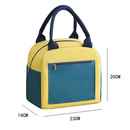 Match Color Cationic Lunch Box Handbag Aluminum Foil Thickened Waterproof Lunch Bag - DealBuddy