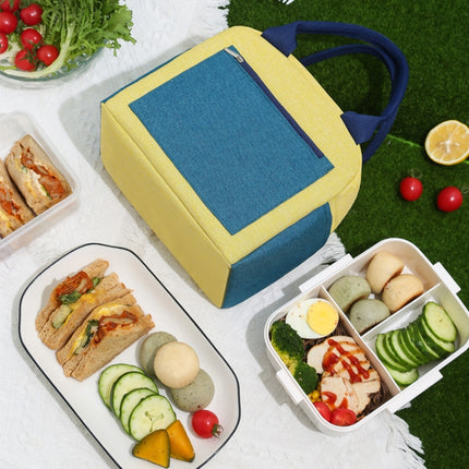Match Color Cationic Lunch Box Handbag Aluminum Foil Thickened Waterproof Lunch Bag - DealBuddy