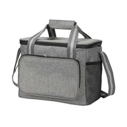24L Waterproof Oxford Cloth Picnic Bag Outdoor Ice Pack Thickened Portable Insulation Bag, 24L Black, 24L Grey, 24L Navy, 24L Wine Red - DealBuddy