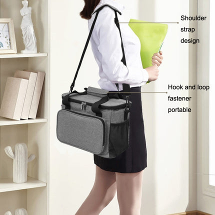 24L Waterproof Oxford Cloth Picnic Bag Outdoor Ice Pack Thickened Portable Insulation Bag, 24L Black, 24L Grey, 24L Navy, 24L Wine Red - DealBuddy