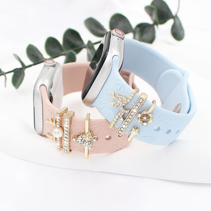 3pcs/Set Smart Watch Silicone Watch Band Decoration Ring - DealBuddy