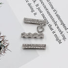 3pcs/set Smart Watch Silicone Strap Buckle Decoration Ring