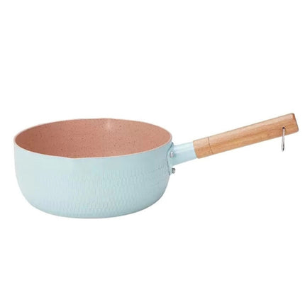 18cm Without Cover Boil Instant Noodles Non-Stick Pan Baby Food Supplement Pan Maifan Stone Small Milk Pot, 18cm Without Cover White, 18cm Without Cover Blue, 18cm Without Cover Pink - DealBuddy