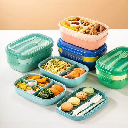 1900ML Large Capacity Microwave Children Sealed Compartment Lunch Box - DealBuddy