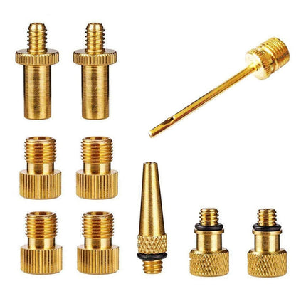 SV/AV/DV Bicycle Valve Adapter Set Bike Ball Pump Accessories