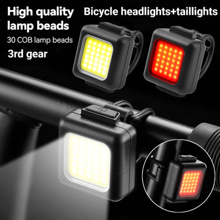 COB Lamp Beads Mini Mountain Bike Light USB Rechargeable Cycling Waterproof MTB Road Bike Lamp - DealBuddy