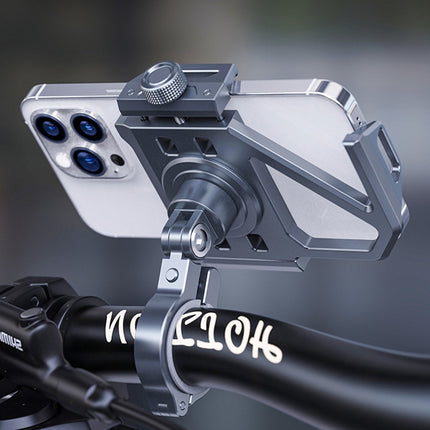 Aluminum Alloy Motorcycle Shockproof Mobile Phone Holder Bicycle Cycling Navigation Bracket - DealBuddy