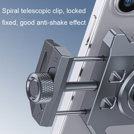Aluminum Alloy Motorcycle Shockproof Mobile Phone Holder Bicycle Cycling Navigation Bracket - DealBuddy
