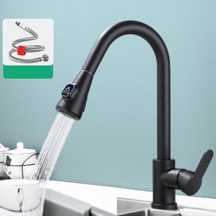 Kitchen Pull-out Universal Telescopic Hot & Cold Water Faucet, Stainless Steel Brushed, Stainless Steel Black, Copper Black, Copper Plating, Copper Nickel Wire Drawing, Copper Gray Plated, Copper Digital Display Black                                   ... - DealBuddy