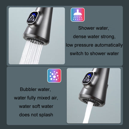 Kitchen Pull-out Universal Telescopic Hot & Cold Water Faucet
