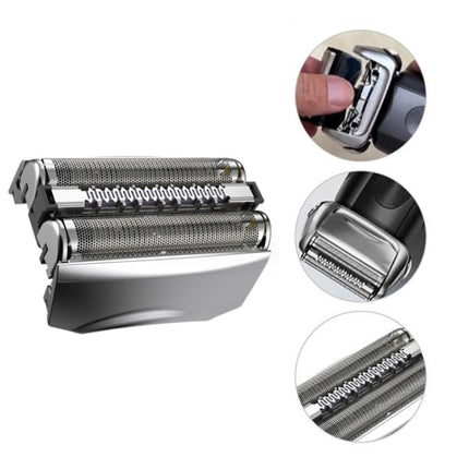 For BRAUN 70S Electric Shaver Silver Mesh Cutter Head Upgraded Version