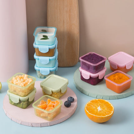60ml Mini Fresh-Keeping Box Food Grade Thickened Sealed Baby Food Supplement Box