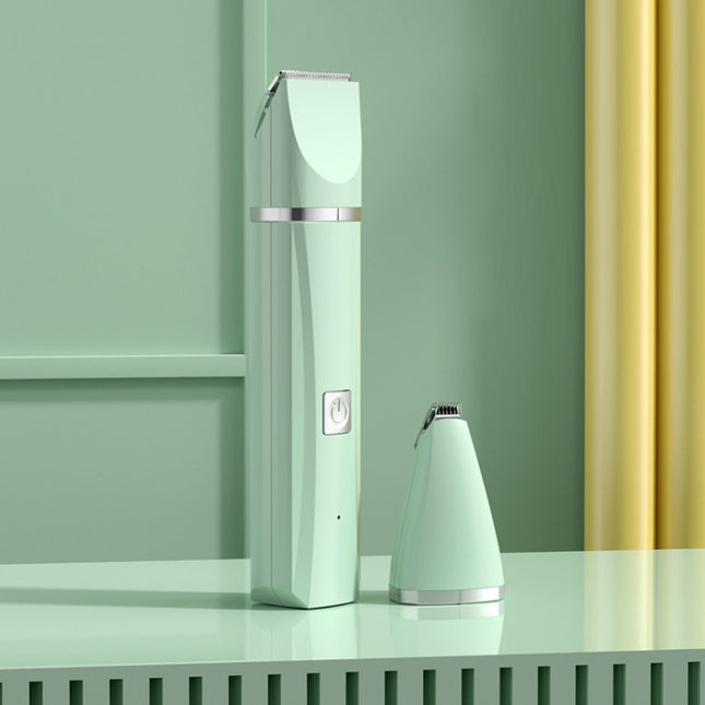 Pet Shaver Cat Dog Paw Hair Clipper Electric Fader, 2 in 1 Green, 3 in 1 Green, 4 in 1 Green, 2 in 1 White, 3 in 1 White, 4 in 1 White - DealBuddy