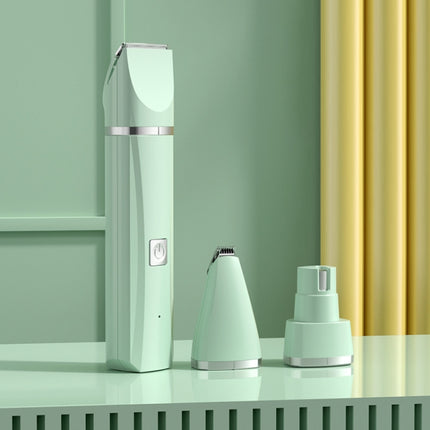 Pet Shaver Cat Dog Paw Hair Clipper Electric Fader, 2 in 1 Green, 3 in 1 Green, 4 in 1 Green, 2 in 1 White, 3 in 1 White, 4 in 1 White - DealBuddy