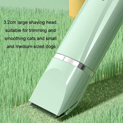 Pet Shaver Cat Dog Paw Hair Clipper Electric Fader, 2 in 1 Green, 3 in 1 Green, 4 in 1 Green, 2 in 1 White, 3 in 1 White, 4 in 1 White - DealBuddy