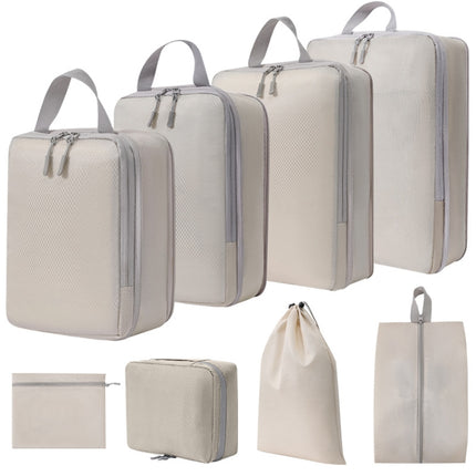 8 In 1  Compression Packing Cubes Expandable Travel Bags Luggage Organizer, 8 In 1 - DealBuddy