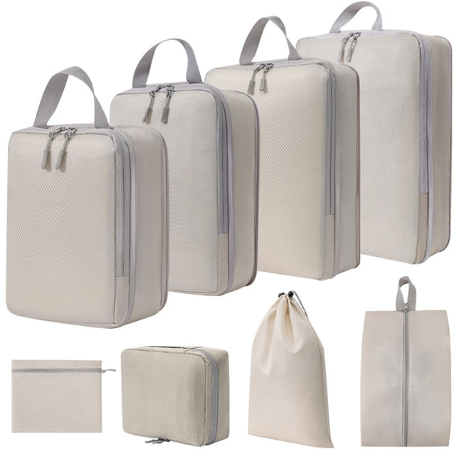 8 In 1  Compression Packing Cubes Expandable Travel Bags Luggage Organizer, 8 In 1 - DealBuddy