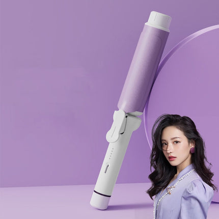 40mm Hair Curler Big Wave Negative Ion Essential Oil Coated Curling Iron,CN Plug