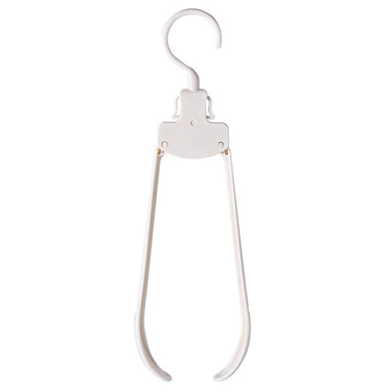 Plastic Travel Folding Hanger Portable Clothes Wide Shoulder Traceless Drying Rack