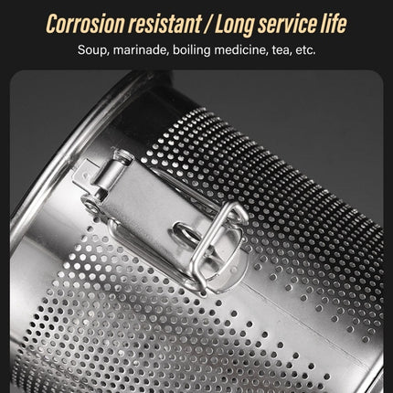 304 Stainless Steel Brine Basket Tea Residue Ball Soup Material Box, 7x9cm, 9x10.8cm, 11.2x13.5cm, 14x16cm, 16x16.5cm, 18x18cm, 20x20cm - DealBuddy