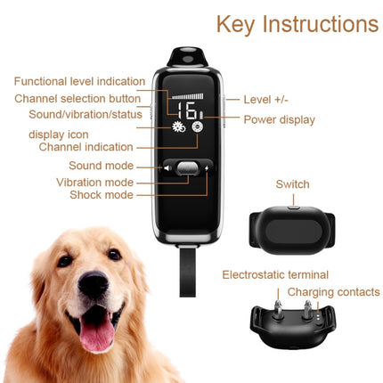 Dog Training Collar Smart 400m Remote Control Pet Training Device, T300, Receiver - DealBuddy