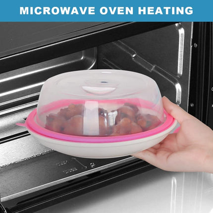 Silica Gel + PP Meal Cover Food Preservation Cover for Refrigerators Microwave Oven