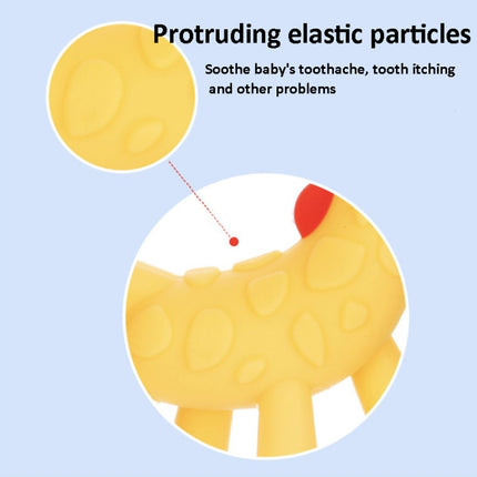 XUNYI Baby Giraffe Rattles Teether Kids Silicone Bite Toy