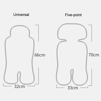 Baby Stroller Mat Seat Cushion Safety Seat Ice Silk Cushion