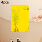 4pcs 20cm x 13cm / Gold