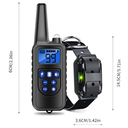 800m Remote Control Stop Barker Dog Trainer Smart Anti-Disturbance Vibration Collar, With 1 Collar, With 2 Collars, With 3 Collars - DealBuddy