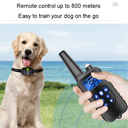 800m Remote Control Stop Barker Dog Trainer Smart Anti-Disturbance Vibration Collar, With 1 Collar, With 2 Collars, With 3 Collars - DealBuddy