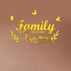 Acrylic Familylove Stereoscopic Mirror Wall Stickers Home Self-Adhesive Decorative Soft Mirror