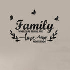 Acrylic Familylove Stereoscopic Mirror Wall Stickers Home Self-Adhesive Decorative Soft Mirror
