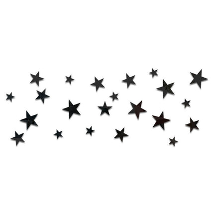 20pcs /Set Acrylic Stars Mirror Stereo Wall Stickers Home Decoration Soft Mirror