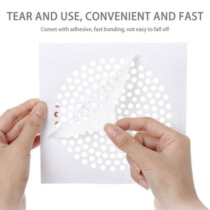 FASOLA 15pcs /Bag Sink Disposable Filter Sewer Mouth Non-woven Floor Drain Sticker