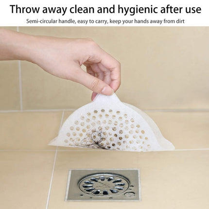 FASOLA 15pcs /Bag Sink Disposable Filter Sewer Mouth Non-woven Floor Drain Sticker