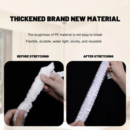 10pcs /Bag Air Conditioner Dust Cover Disposable Indoor Unit Cover Large Elastic Bag