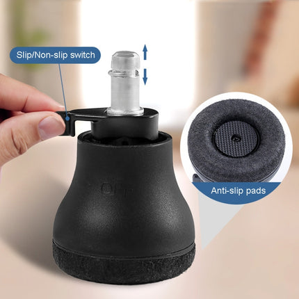 Computer Chair Roller Cushion Slip / Non-Slip Switchable Sliding Roller