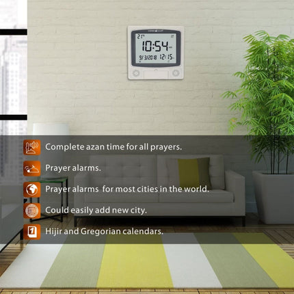 Desktop Digital Perpetual Calendar Study Alarm Clock