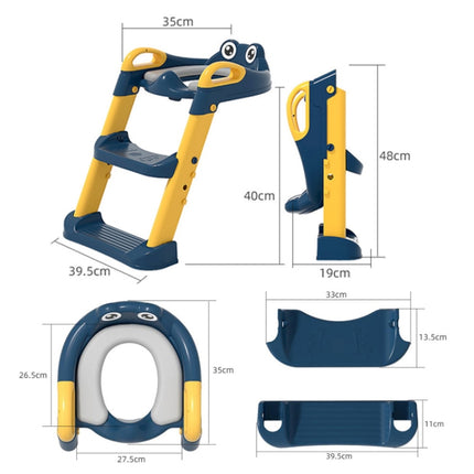 Household Childrens Toilet Seat Staircase Baby Folding Shelf Cushion Cover