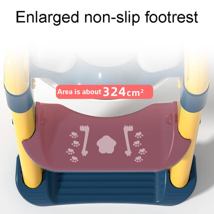 Household Childrens Toilet Seat Staircase Baby Folding Shelf Cushion Cover