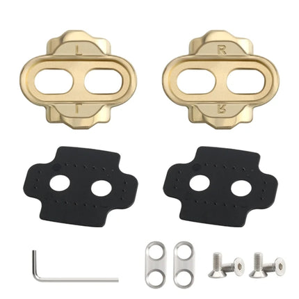 10pcs /Set Bicycle Pedal Egg Beater Locking Plate Brass Bike Pedal Locking Plate Accessories