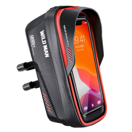 WILD MAN ES12X 1LEVA Hard Shell Bicycle Bag Cycling Phone Touch Screen Front Beam Bag - DealBuddy
