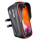 WILD MAN ES12X 1LEVA Hard Shell Bicycle Bag Cycling Phone Touch Screen Front Beam Bag - DealBuddy