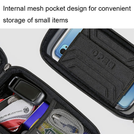 WILD MAN ES12X 1LEVA Hard Shell Bicycle Bag Cycling Phone Touch Screen Front Beam Bag - DealBuddy