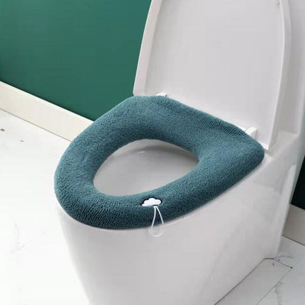 Universal Knitted Washable Toilet Pad Home Thickened Warm Toilet Cover