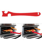 Kitchen Silicone Oven Rack Air Fryer Push Pull Tool with Longer Handle, Small 20 x 2.8cm, Large 28 x 3.8cm - DealBuddy